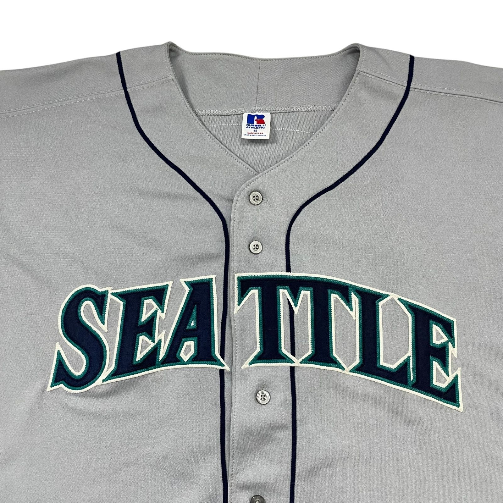 MLB 90s SEATTLE MARINERS ALEX RODRIGUEZ #3 AUTHENTIC RUSSELL Size US XL / EU 56 / 4 - 4 Thumbnail