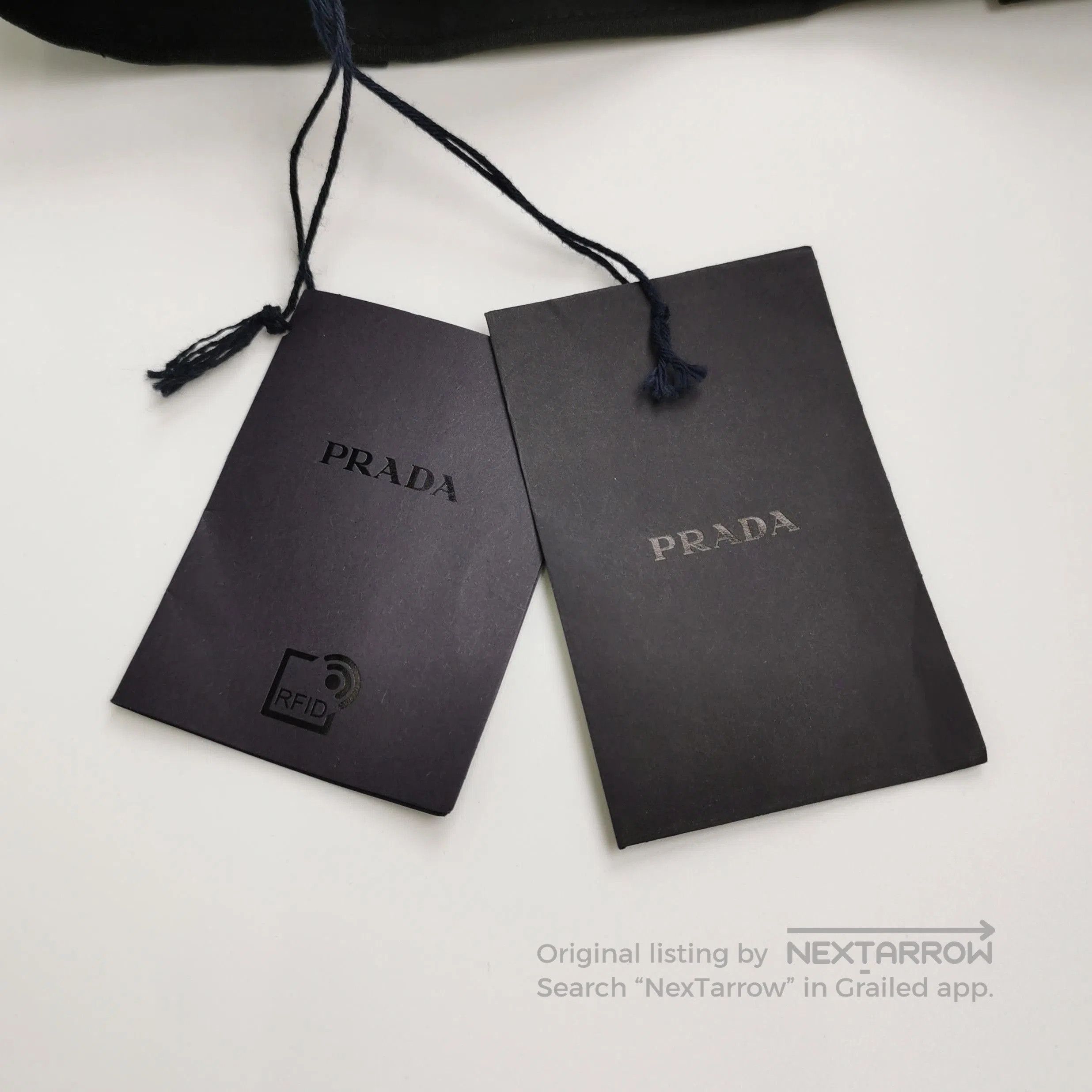 Prada Prada Black Wool Straight Leg Trousers Size 44 0089. Size 41" - 3 Thumbnail