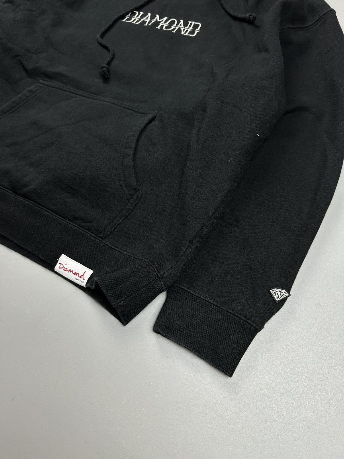 Diamond Supply Co. Oversized Black Hoodie Diamond Supply Big Logo Size US M / EU 48-50 / 2 - 2 Thumbnail