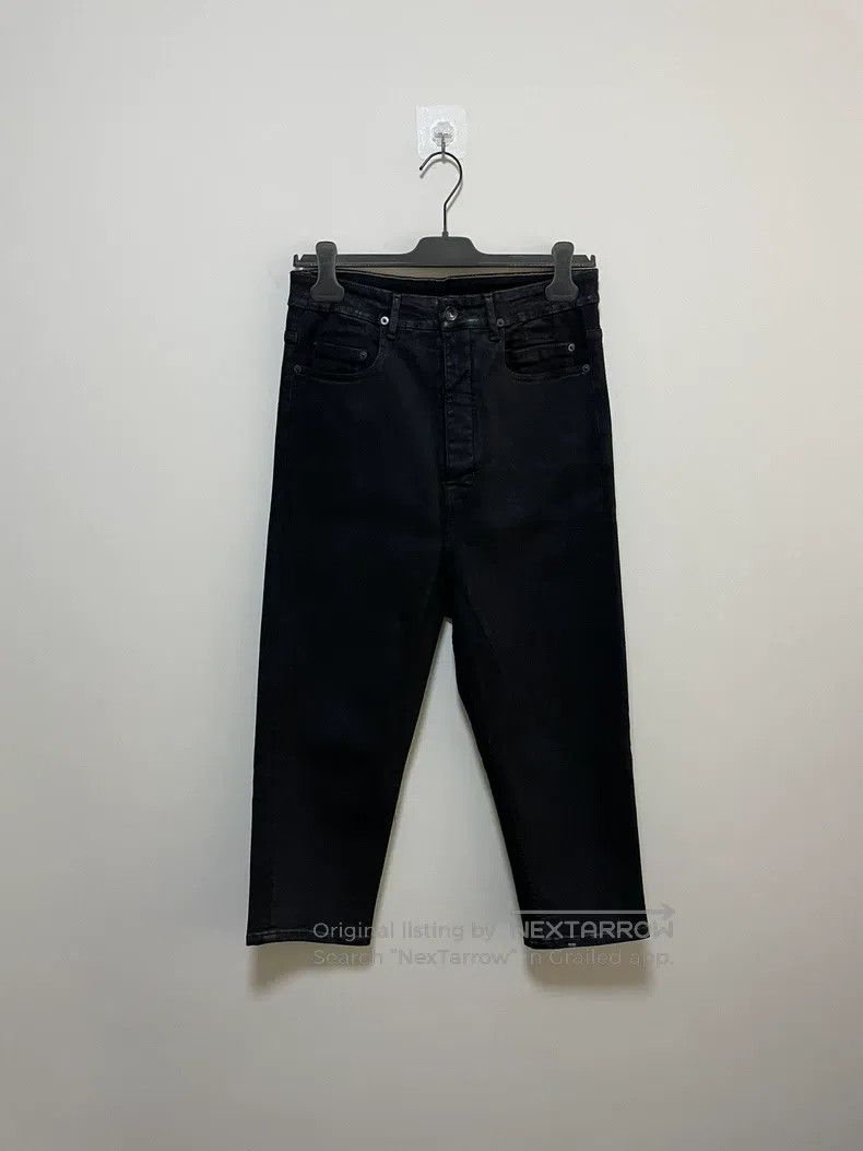 Rick Owens Rick Owens Waxed cropped pants Size US 29 - 1 Thumbnail
