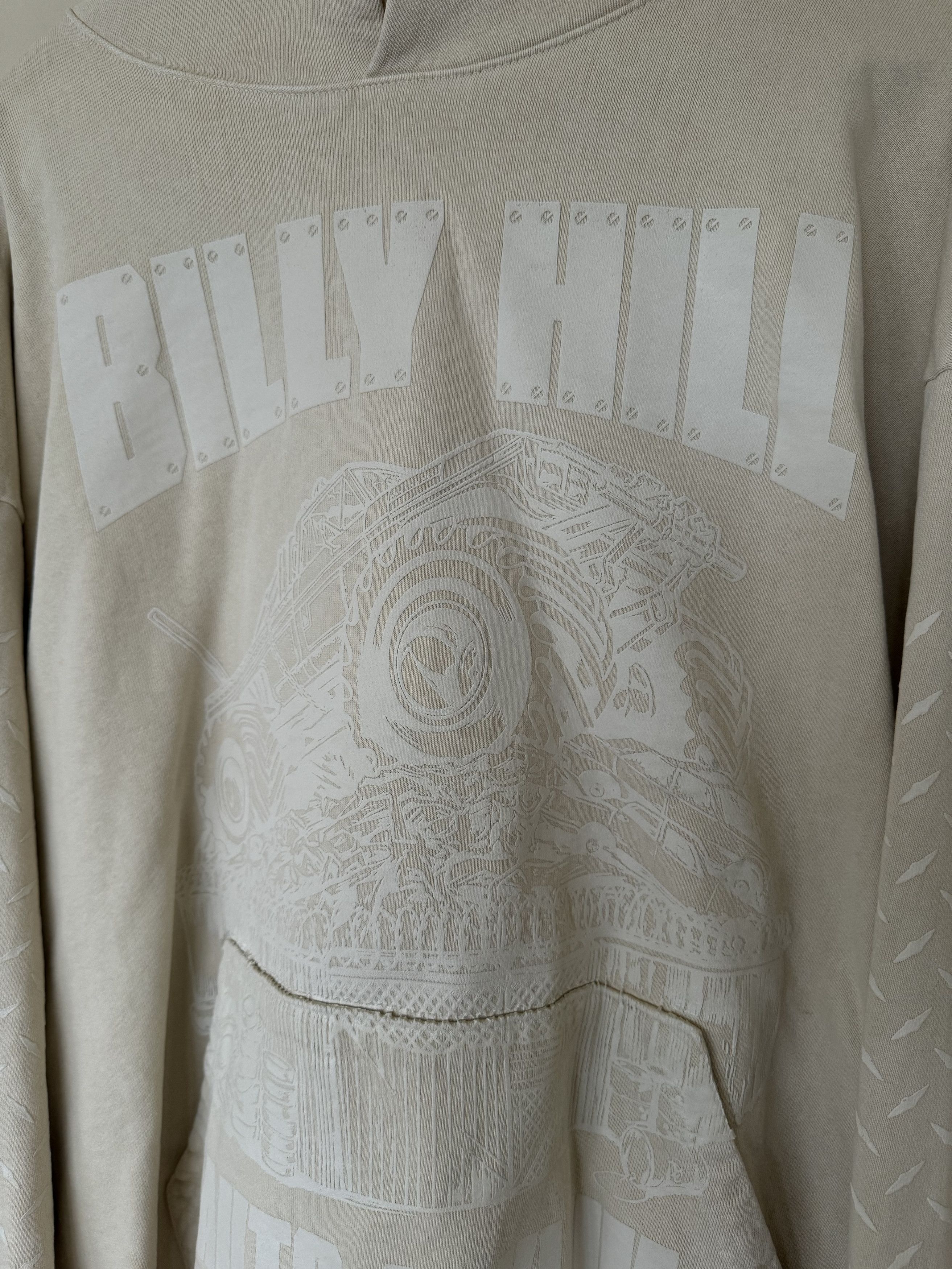 Billy Hill Billy Hill Auto Asylum Beige Hoodie Size US XXL / EU 58 / 5 - 5 Thumbnail