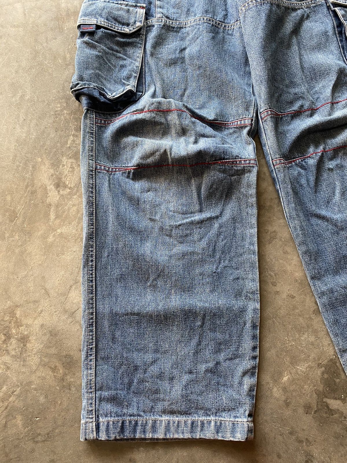 JNCO × Jean × Vintage Vintage Paul Jr Lajolla Surf California Cargo Denim Size US 32 / EU 48 - 2 Thumbnail