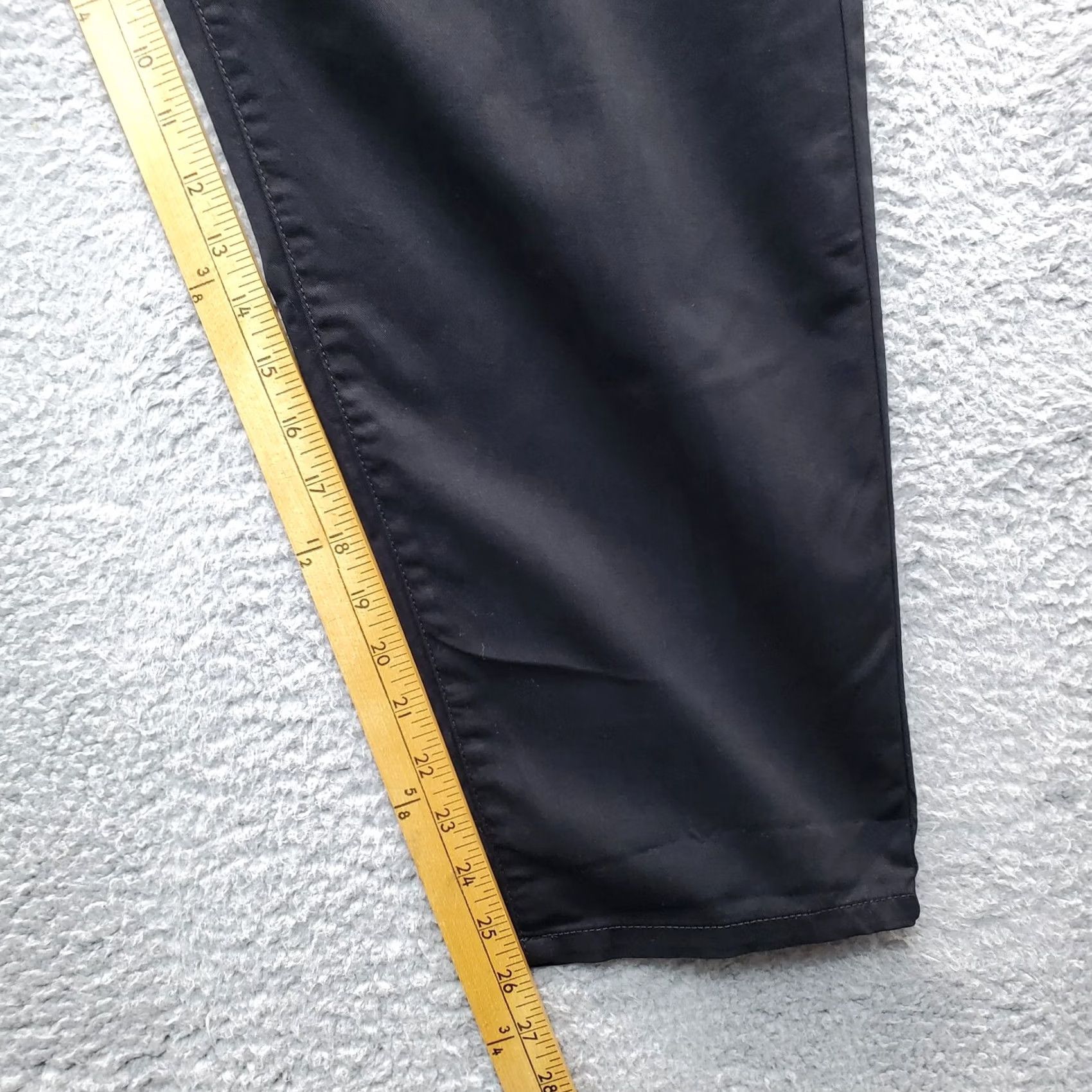 Express Express Pants Womens Size 14 Black Straight Leg High Rise Ankle 26" Inseam Size 36" / US 14 / IT 50 - 5 Thumbnail