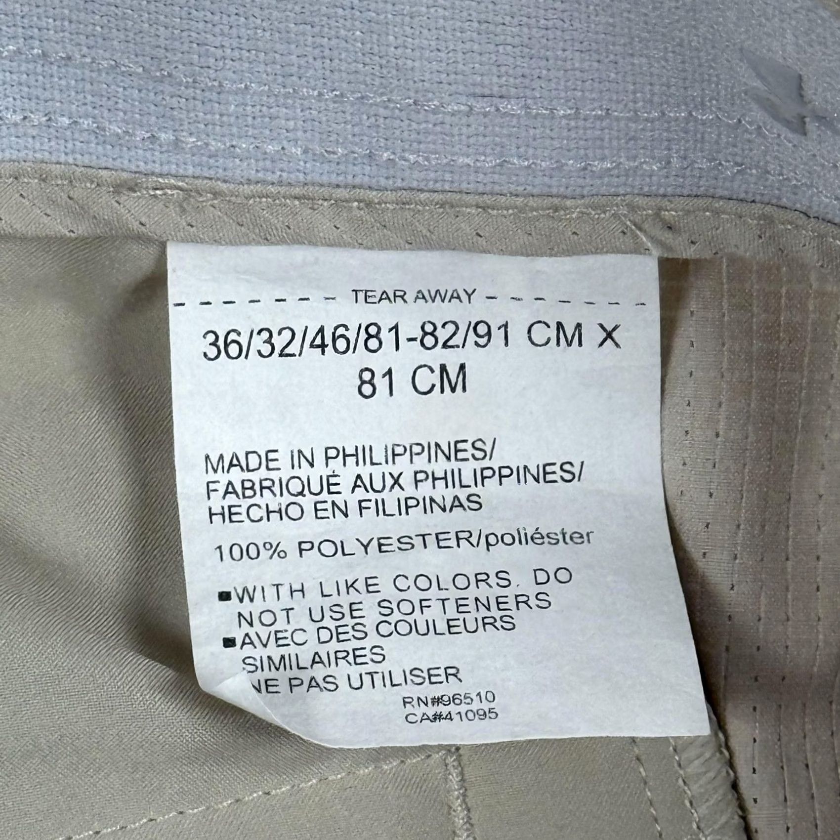 Under Armour Under Armour Golf Pants Mens 36x32 Beige Elastic Waist 100% Polyester Khakis Pockets Inseam 32 Golfcore Nike Size US 36 / EU 52 - 7 Thumbnail