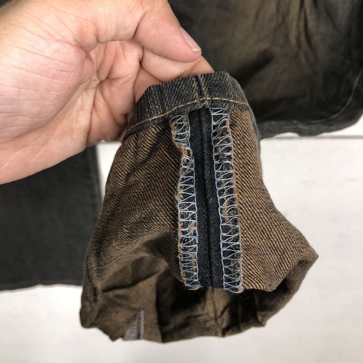 Japanese Brand 🔥90’s Vintage Distressed Denim Jeans Edwin 503 Regular Punk Size US 37 - 11 Thumbnail