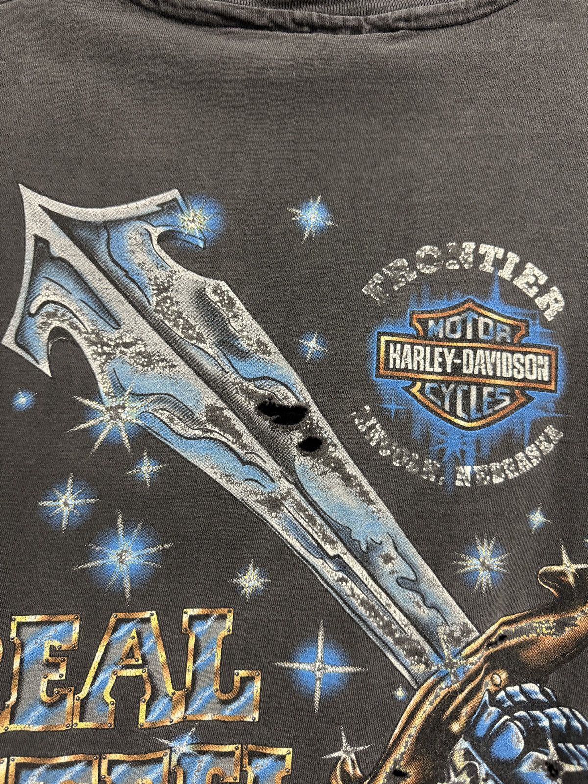 Vintage Vintage 90s Harley Davidson Real Steel Shirt Size US XL / EU 56 / 4 - 5 Thumbnail