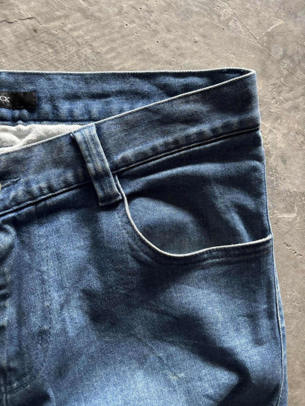 If Six Was Nine × Le Grande Bleu (L.G.B.) × NO ID SICK NO ID JAPANESE DENIM SLIM HEDI SLIMANE STYLE PUNK ROCK Size US 34 / EU 50 - 9 Thumbnail