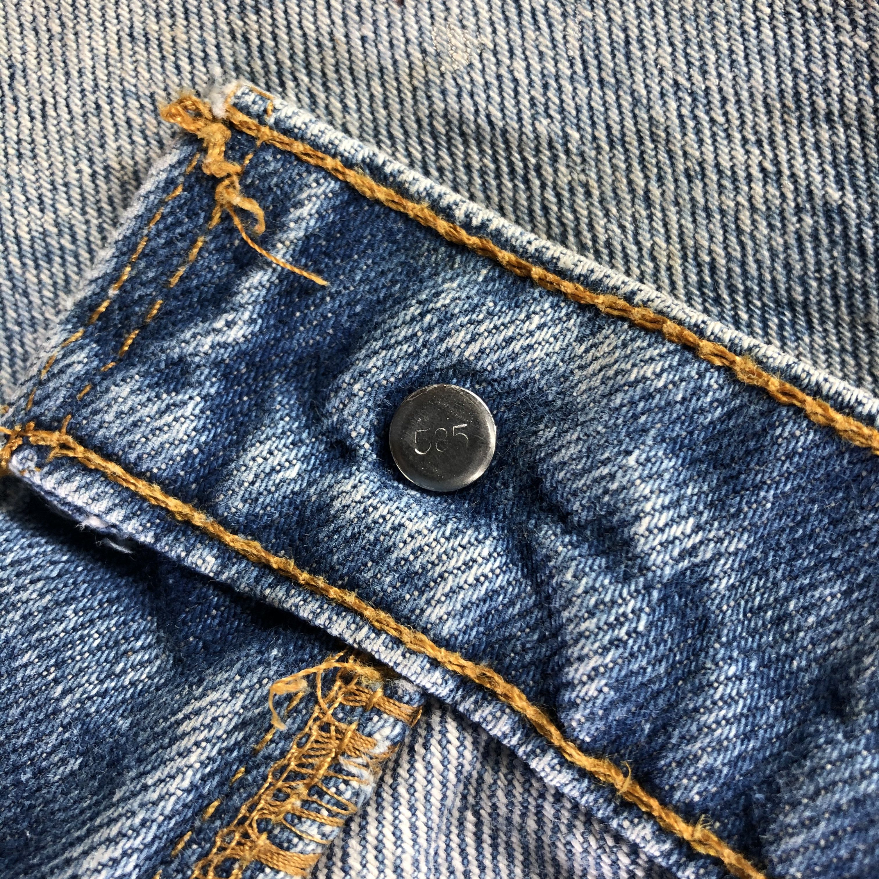 Levi's Vintage 90s Orange Tab Levis 505 Jeans-J3156 Size US 33 - 8 Thumbnail