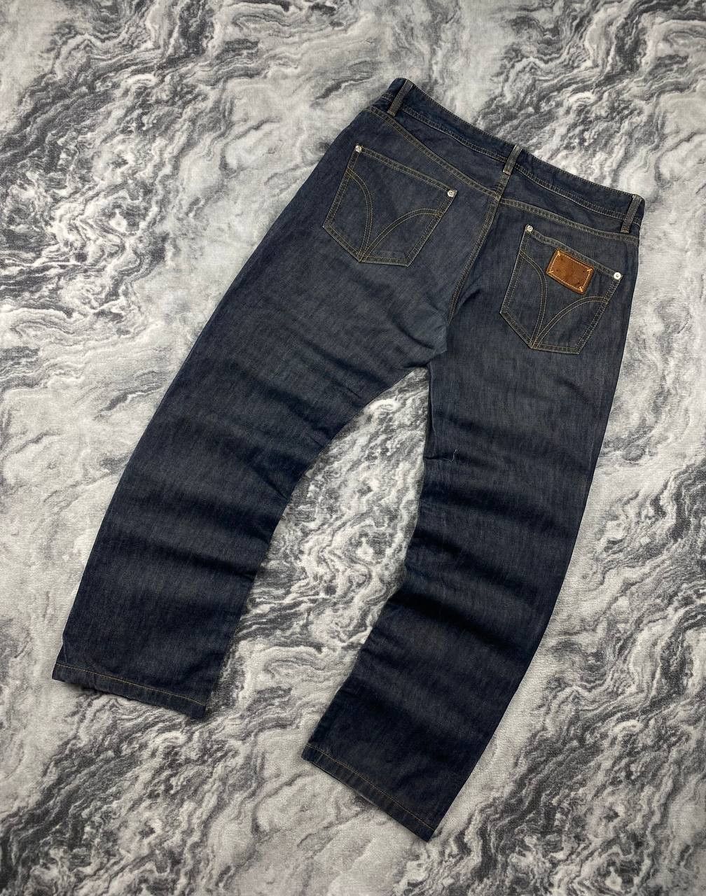 Dolce & Gabbana Vintage Dolce & Gabbana Denim Jeans Baggy Y2K Metal Logo DG Size US 34 / EU 50 - 1 Thumbnail
