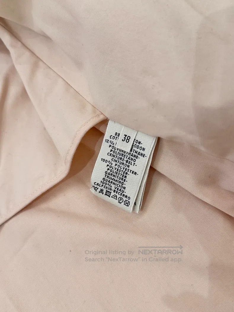 Hermes Hermes Women's light beige trench coat, mid-length Size XS / US 0-2 / IT 36-38 - 5 Thumbnail