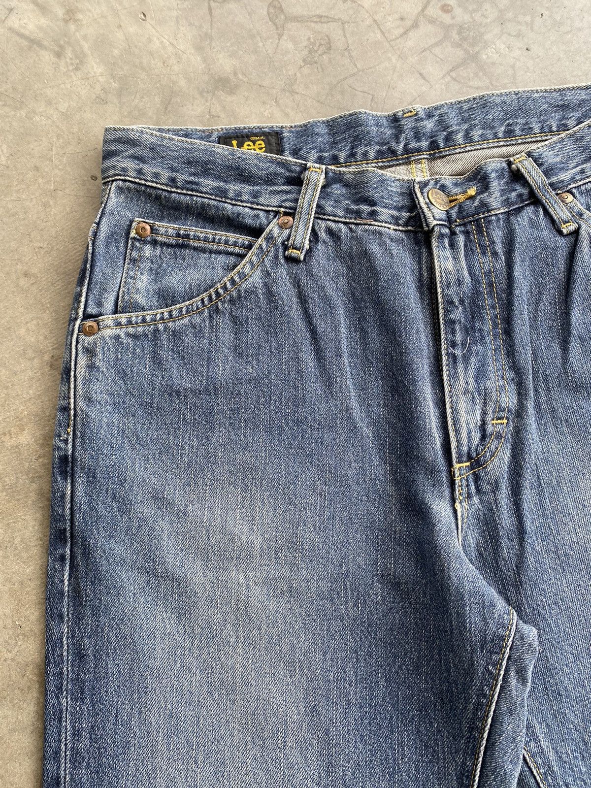 Lee Flare Jeans Japanese Lee Rider Distressed Blue 231 Size US 32 / EU 48 - 6 Thumbnail