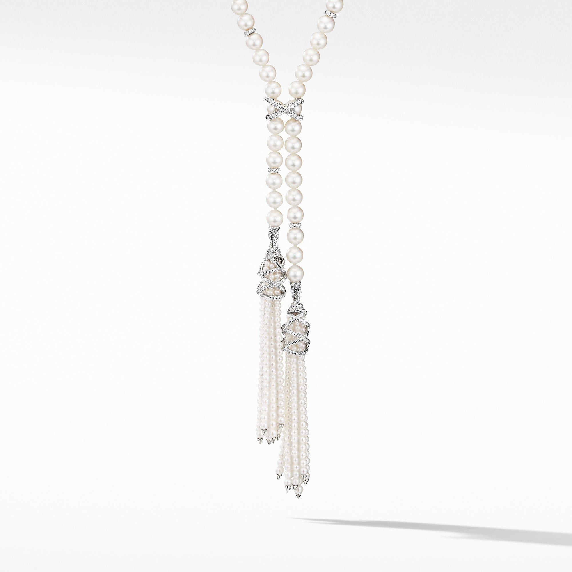 David Yurman o1w1db10325 N14758D Size:6 / Necklace in 18K in White/Silver Size ONE SIZE - 1 Preview
