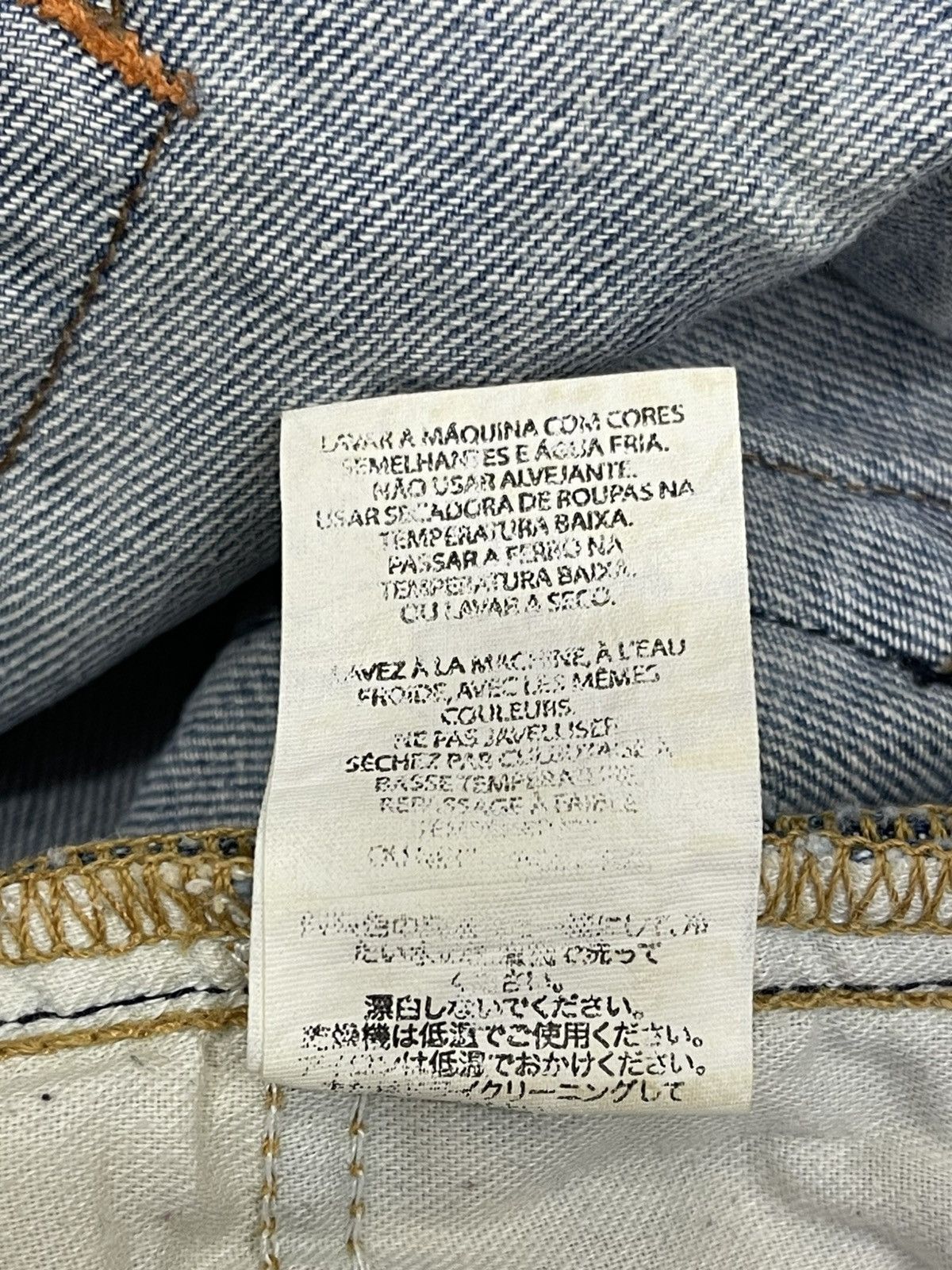 Armani Exchange Vintage Armani Exchange Flared Distressed Denim Made in USA Size US 32 / EU 48 - 11 Thumbnail