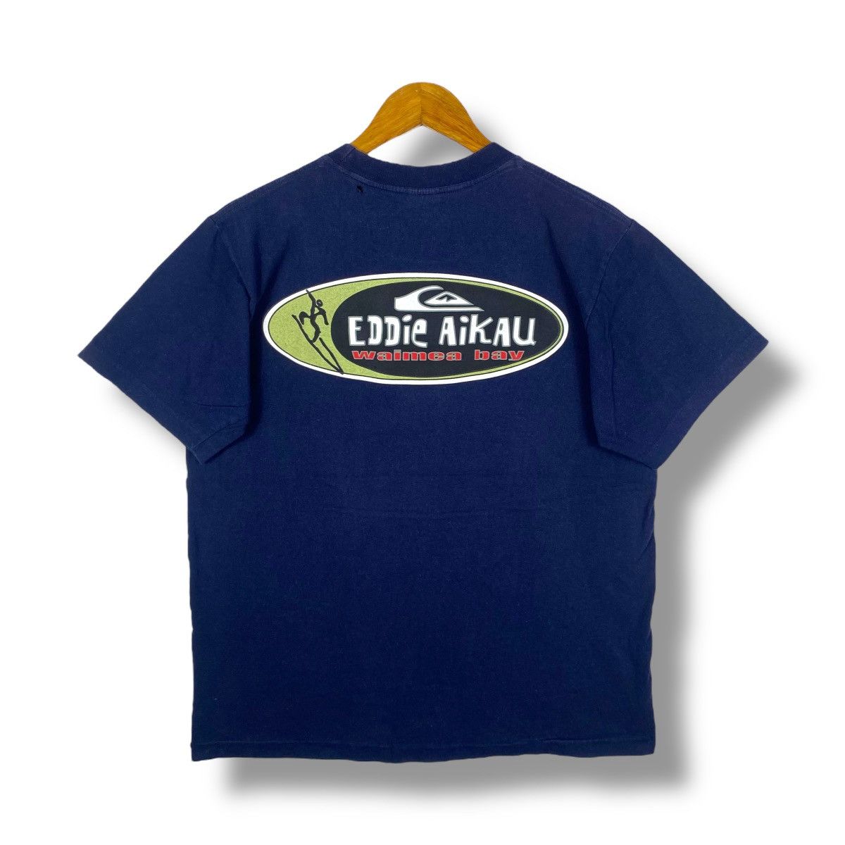 Vintage 90's QUIKSILVER Eddie Aikau Waimea Bay Graphic Tee