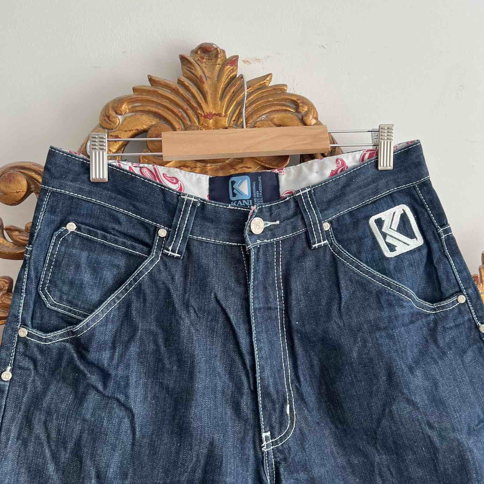 Karl Kani 90s Vintage Karl Kani denim shorts baggy pants Sz 32 Size US 32 / EU 48 - 3 Thumbnail