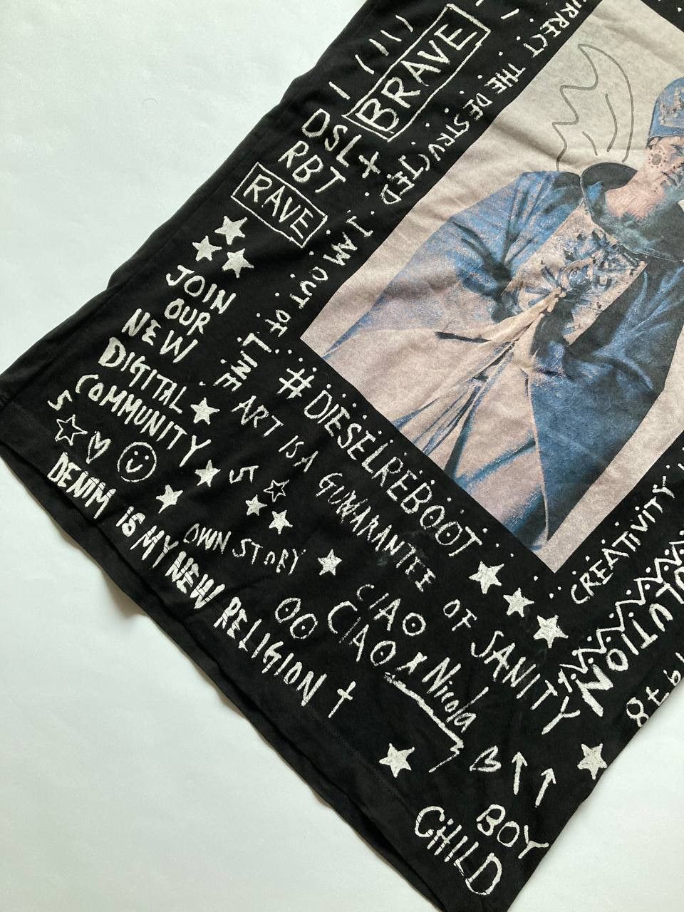 Diesel Vintage Diesel Reboot Printed Tee Rare Y2K Size US L / EU 52-54 / 3 - 3 Thumbnail