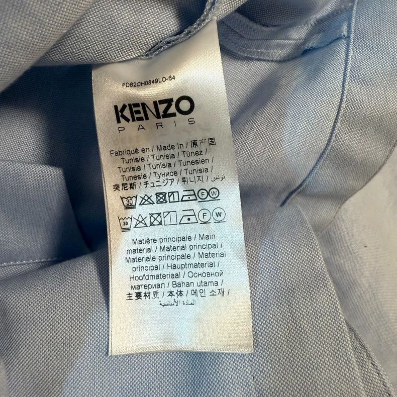Kenzo KENZO Light blue shirt style jacket Size XXS / US 00 / IT 34 - 5 Thumbnail