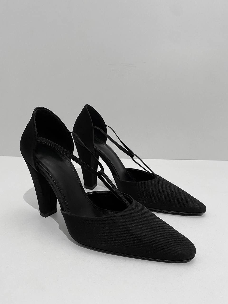 Toteme TOTEME Totême Canvas T Strap Pumps Point Toe Heels Size US 8 / IT 38 - 3 Thumbnail