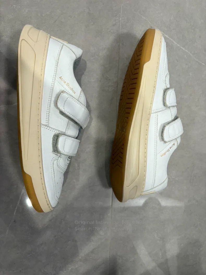 Acne Studios Acne Studios Velcro White Sneakers Size US 8.5 / IT 38.5 - 3 Thumbnail