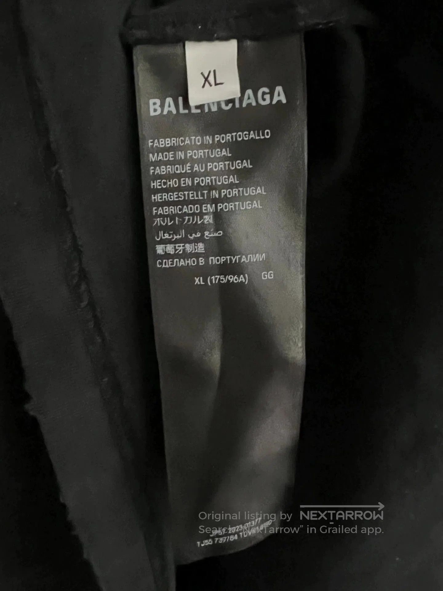 Balenciaga Balenciaga 24SS Distressed Scissors Tee. Size US XL / EU 56 / 4 - 4 Thumbnail