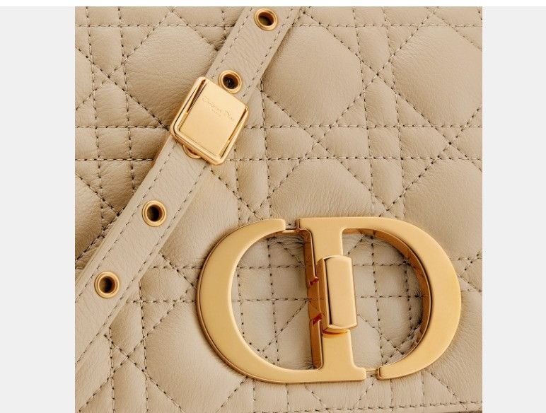 Dior o1w1db10325 Size: OS / M9243U Large Caro Bag in Beige Size ONE SIZE - 6 Thumbnail