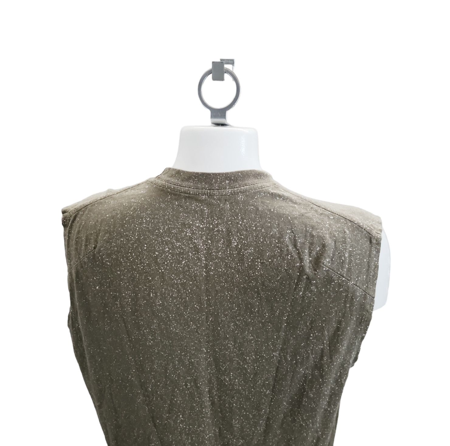 Designer John Elliott Salt Wash Rodeo Pocket Sleeveless Tee Olive L Size US L / EU 52-54 / 3 - 4 Thumbnail