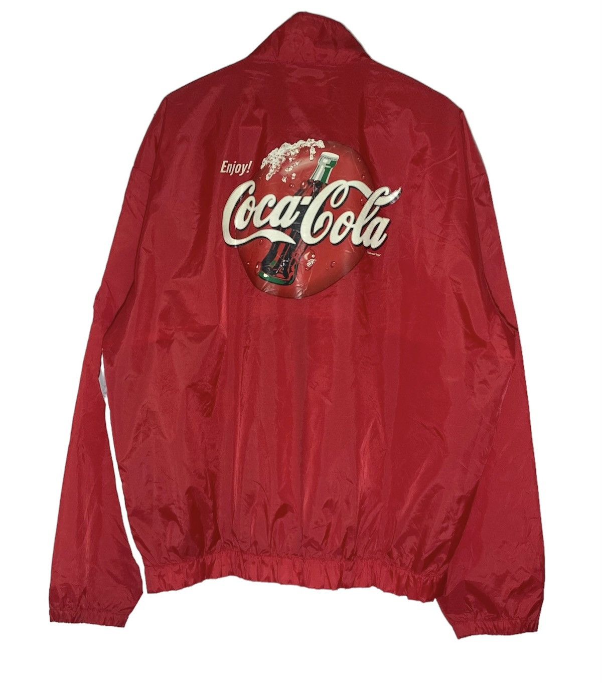 Coca Cola × Vintage Vintage Coca Cola Trade - make Jacket Nylon Windbreaker Size US L / EU 52-54 / 3 - 1 Thumbnail