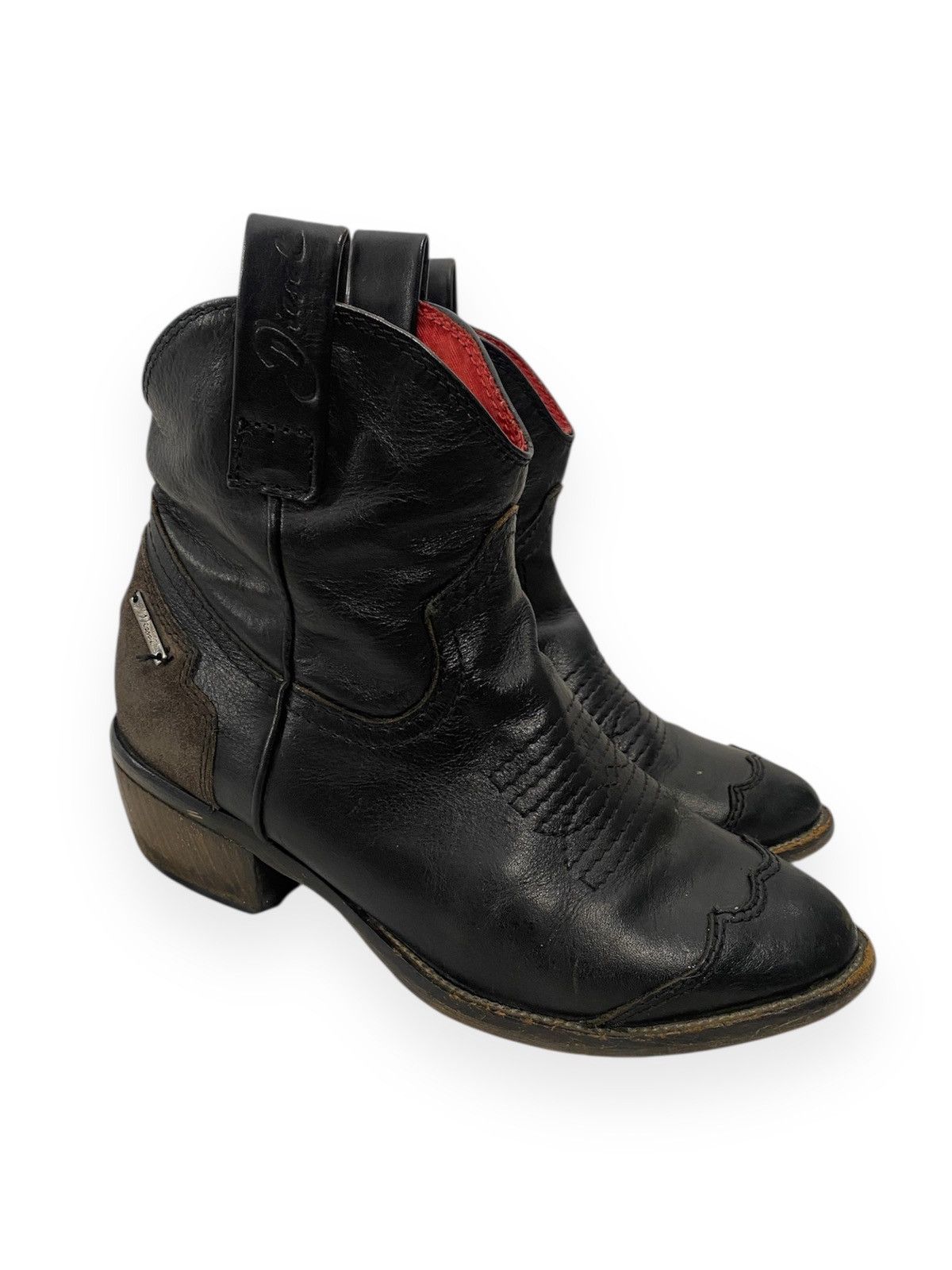 Diesel × Diesel Black Gold Diesel ankle boots Size US 5 / EU 37 - 1 Thumbnail