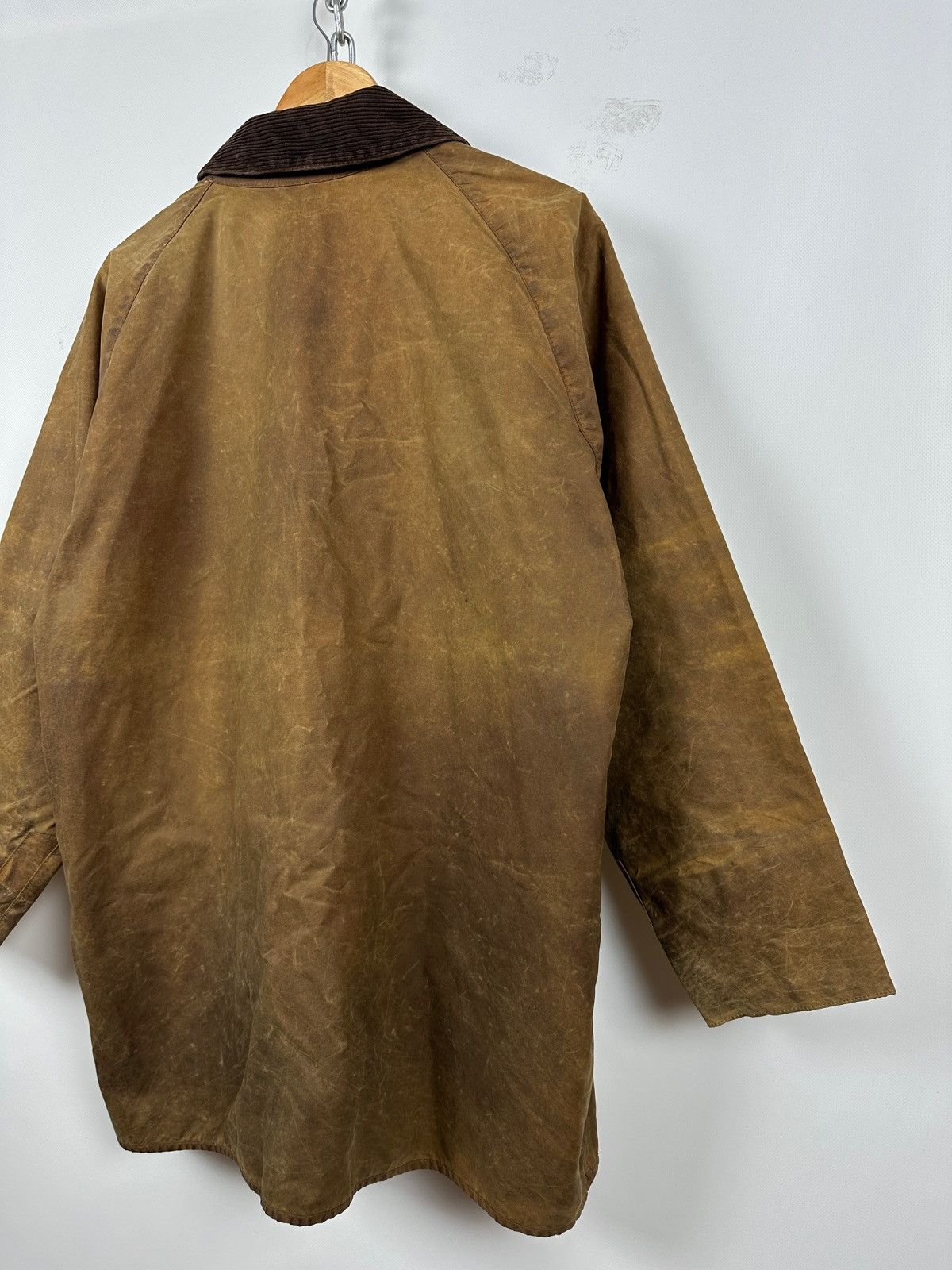 Barbour Vintage Barbour Beaufort Olive Brown Waxed Coat Jacket Size US XXL / EU 58 / 5 - 17 Thumbnail