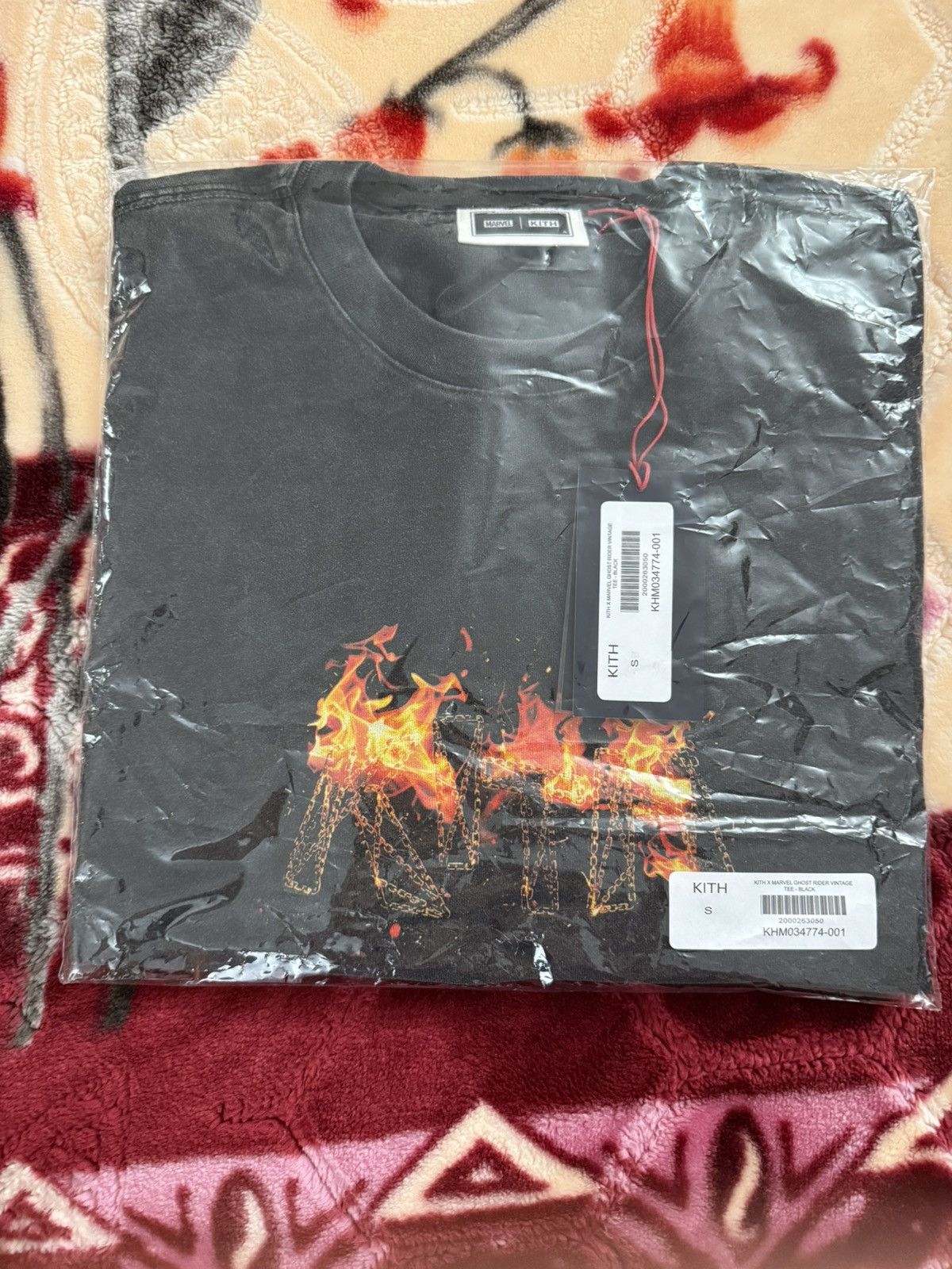 Kith × Marvel Comics Kith For Marvel Ghost Rider Vintage Tee Black Size Small Size US S / EU 44-46 / 1 - 7 Thumbnail
