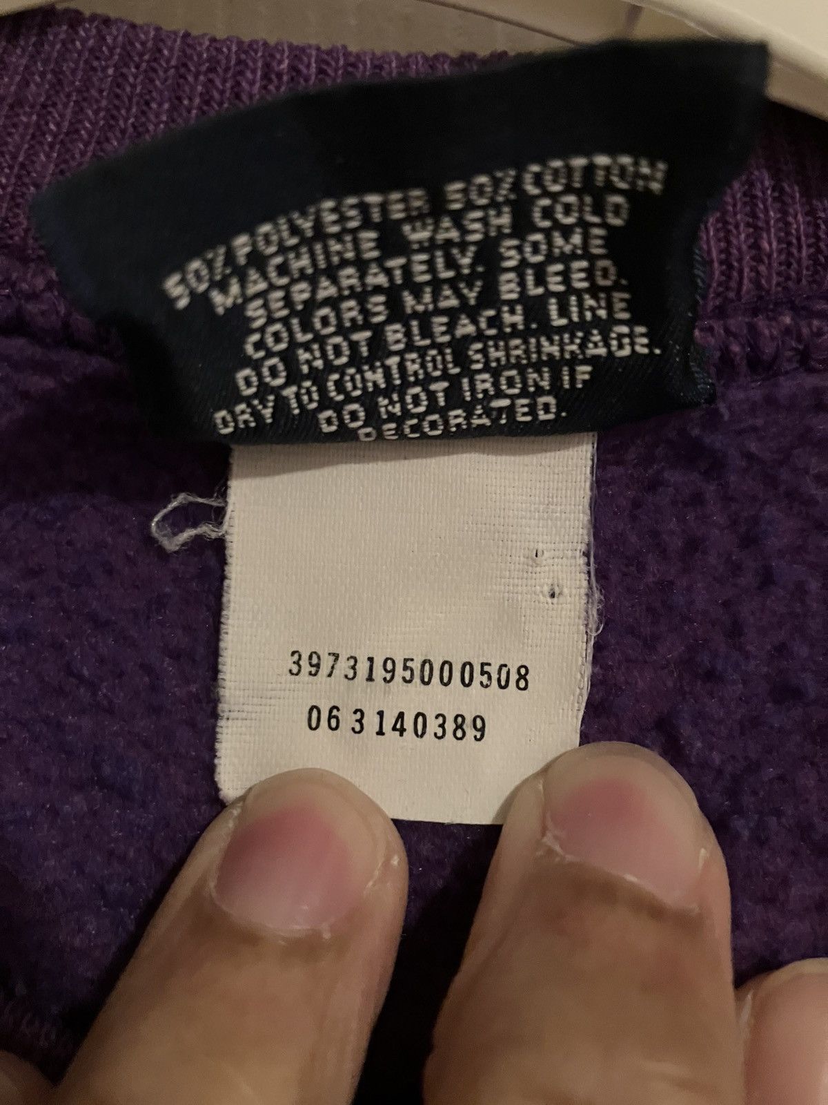 Jansport Vintage Palmer Chiropractic College Purple Crewneck Medium Size US M / EU 48-50 / 2 - 5 Thumbnail