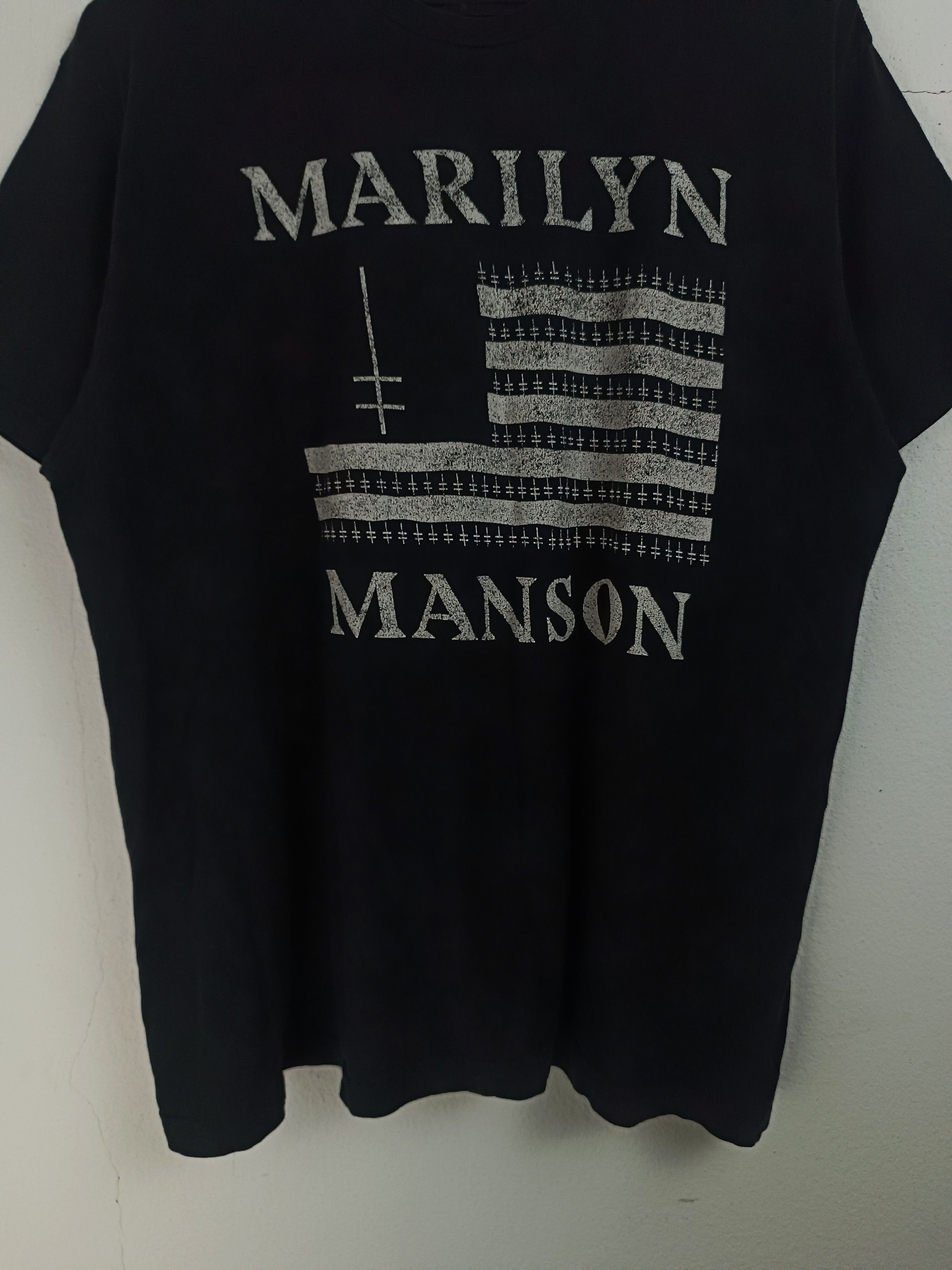Band Tees VINTAGE FADED MARILYN MANSON PALE EMPEROR CROSS Size US L / EU 52-54 / 3 - 7 Thumbnail