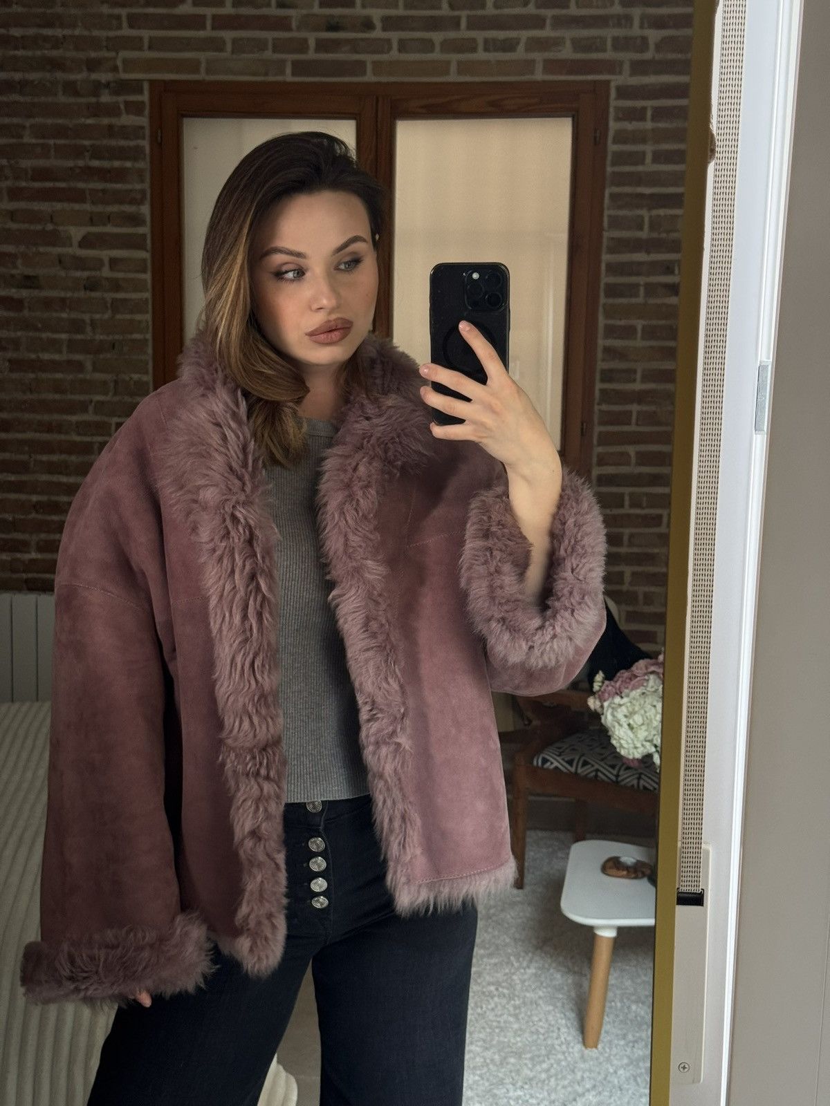 Other Furfurza Lambskin Shearling Jacket Size S / US 4 / IT 40 - 6 Thumbnail