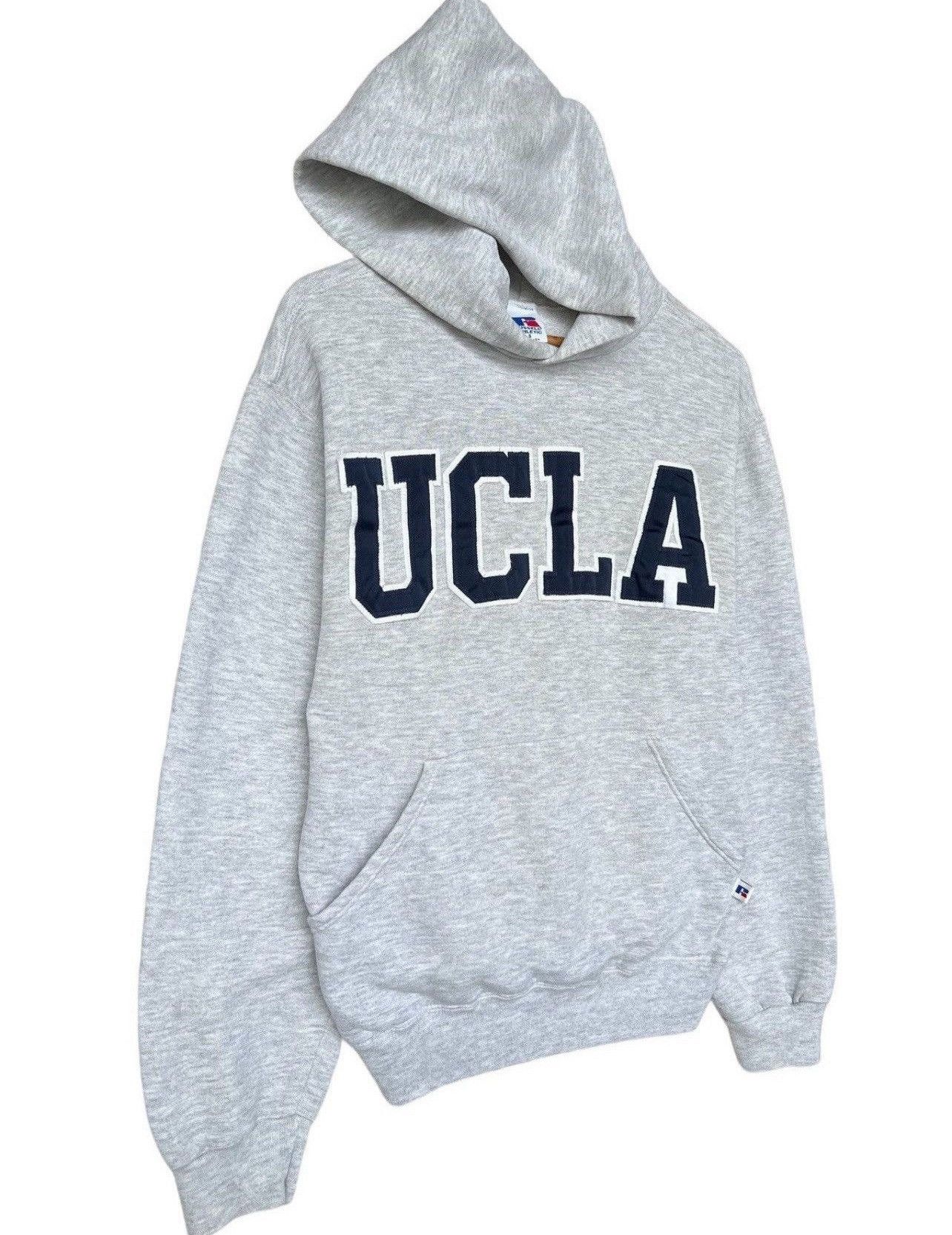 Vintage Vintage 90s Russell UCLA Spellout Hoodie Ucla Pullover Size US S / EU 44-46 / 1 - 2 Thumbnail