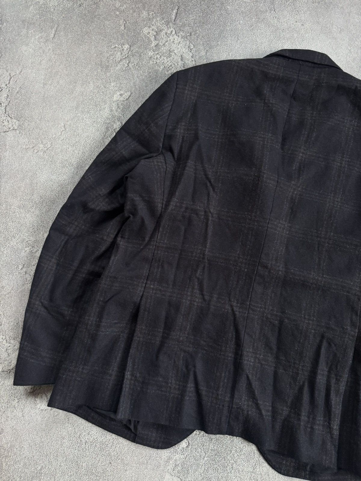 Massimo Dutti Massimo Dutti EUR54/USA44 Chekered blazer button up jacket Size 44R - 17 Thumbnail