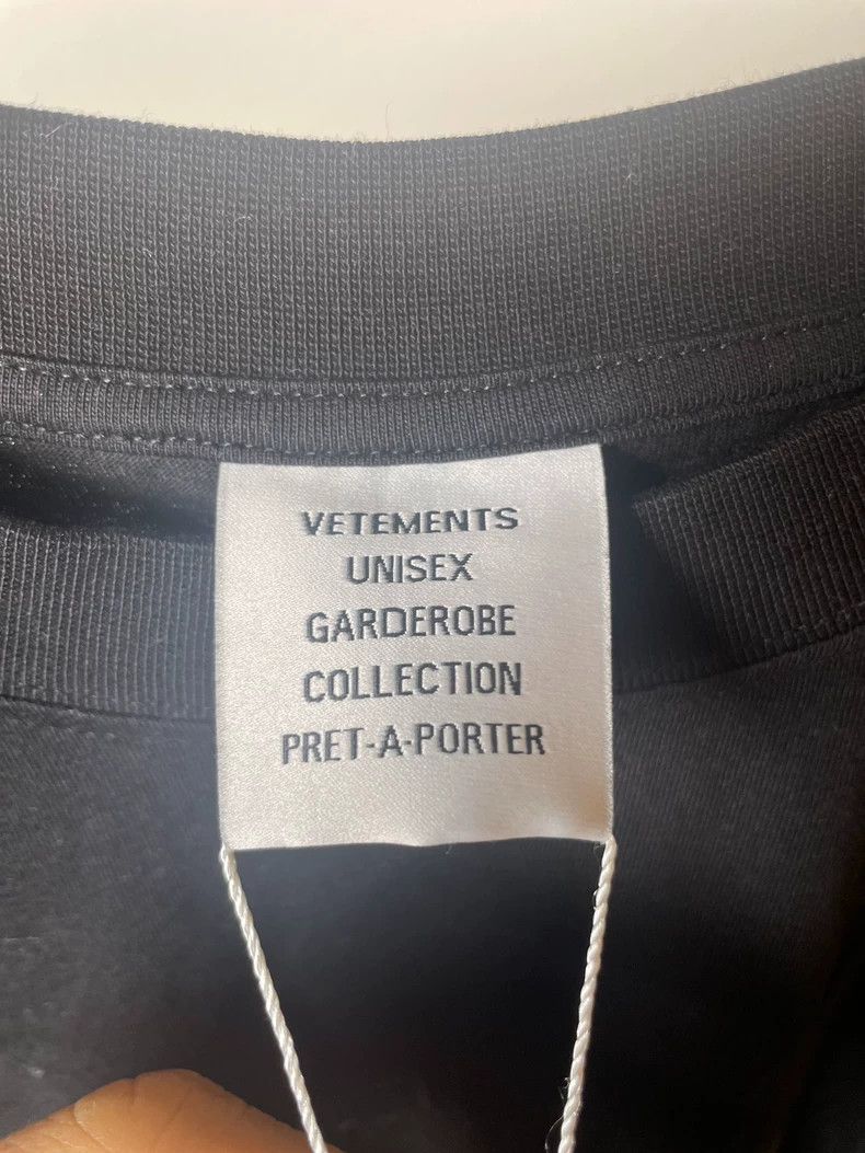 Vetements Vetements Brand Embroidered T-Shirt, Size XS Size US XS / EU 42 / 0 - 3 Thumbnail