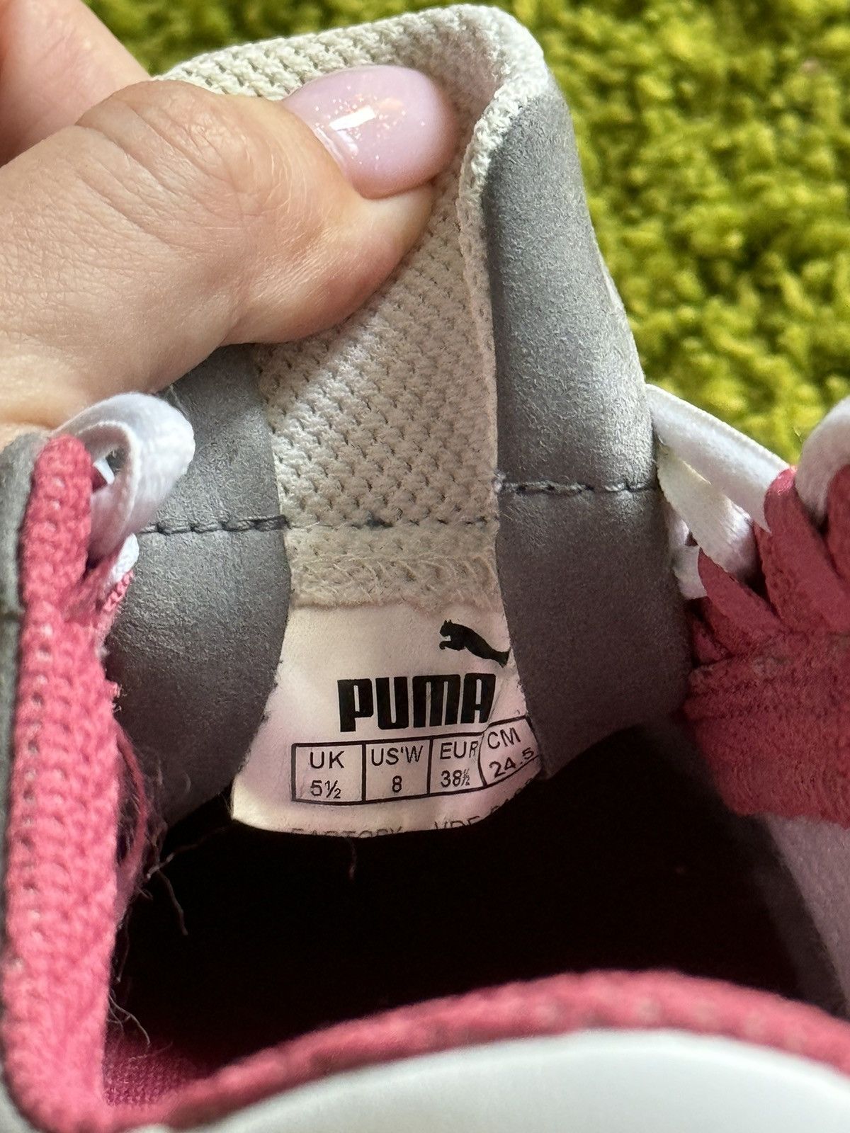 Designer × Puma × Vintage Puma 2000s vintage real leather sneakers Y2K Size US 8 / IT 38 - 6 Thumbnail