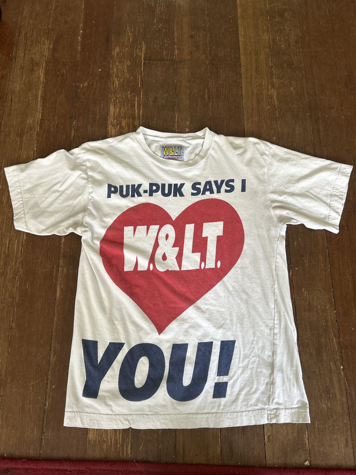 Walter Van Beirendonck 90s Walter Van Beirendonck Heart tee shirt Size US L / EU 52-54 / 3 - 1 Thumbnail
