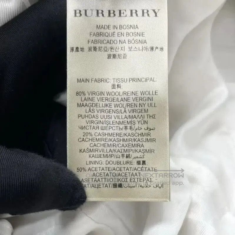 Burberry Burberry Light Gray Wool Long Coat for Women. Size S / US 4 / IT 40 - 6 Thumbnail