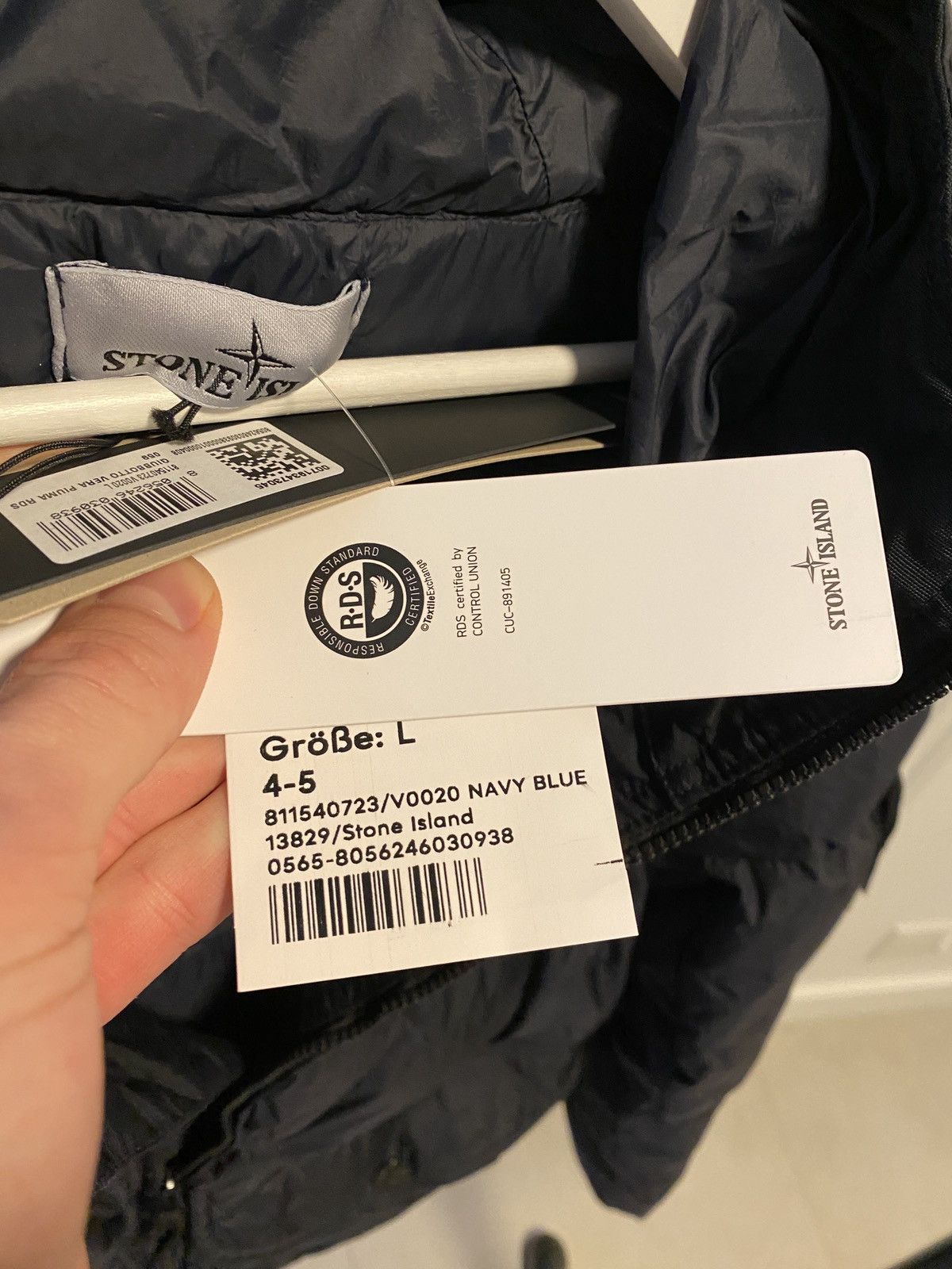 Stone Island new stone island garment dyed crinkle reps r-ny down jacket Size US L / EU 52-54 / 3 - 16 Thumbnail