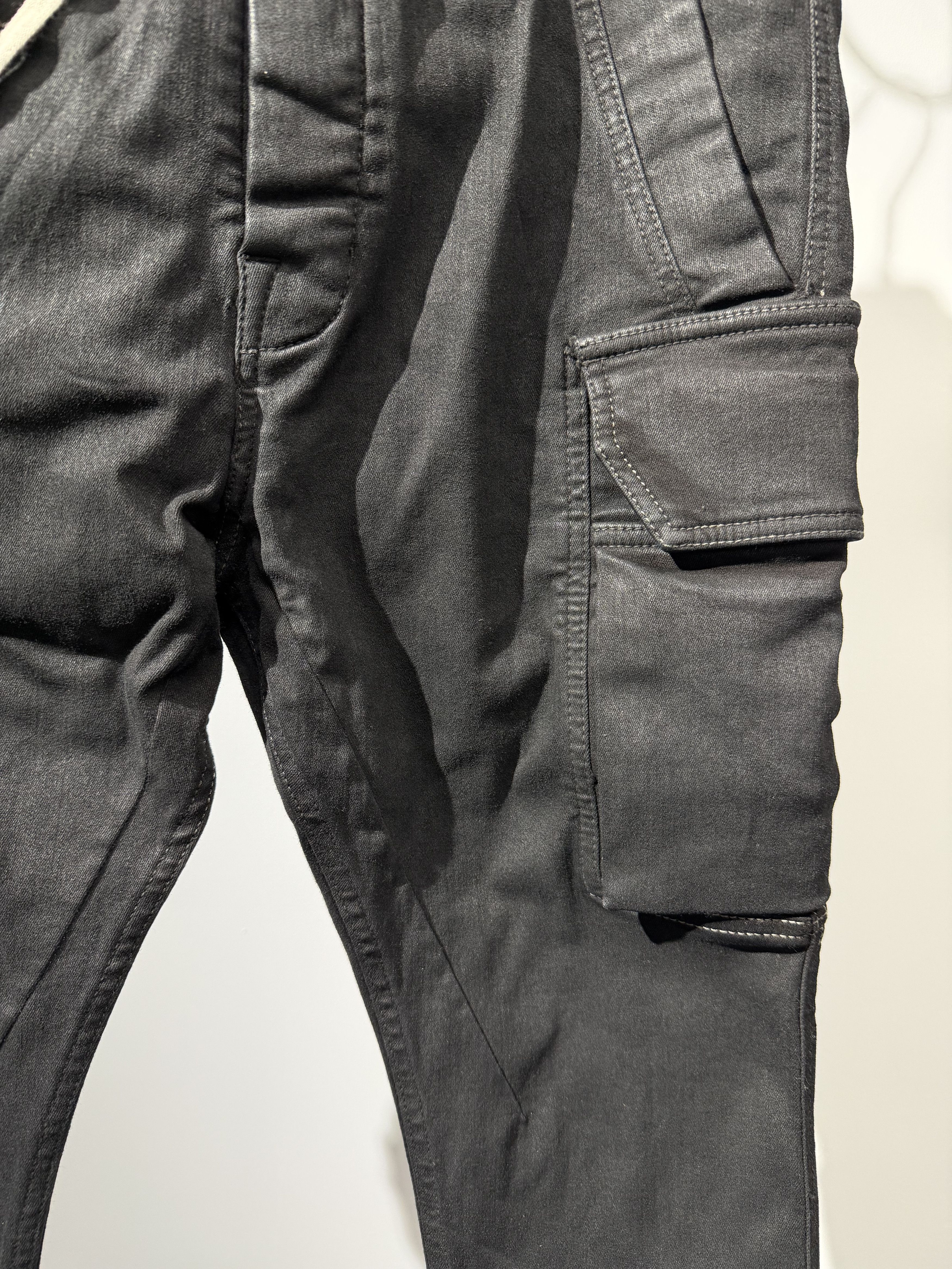 Rick Owens Drkshdw Rick Owens Drkshdw "MASTO" / DUO24388 SBB Pants in Black Size US 30 / EU 46 - 5 Thumbnail