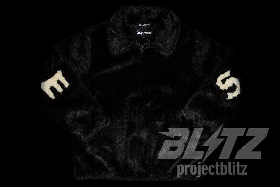 Supreme SS17 SUPREME FAUX FUR BOMBER JACKET BLACK M 2017 Size US M / EU 48-50 / 2 - 2 Thumbnail
