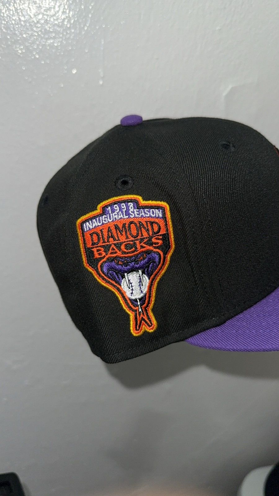 New Era New Era 59fifty Black Arizona Diamondbacks fitted hat size 7 Size ONE SIZE - 3 Thumbnail