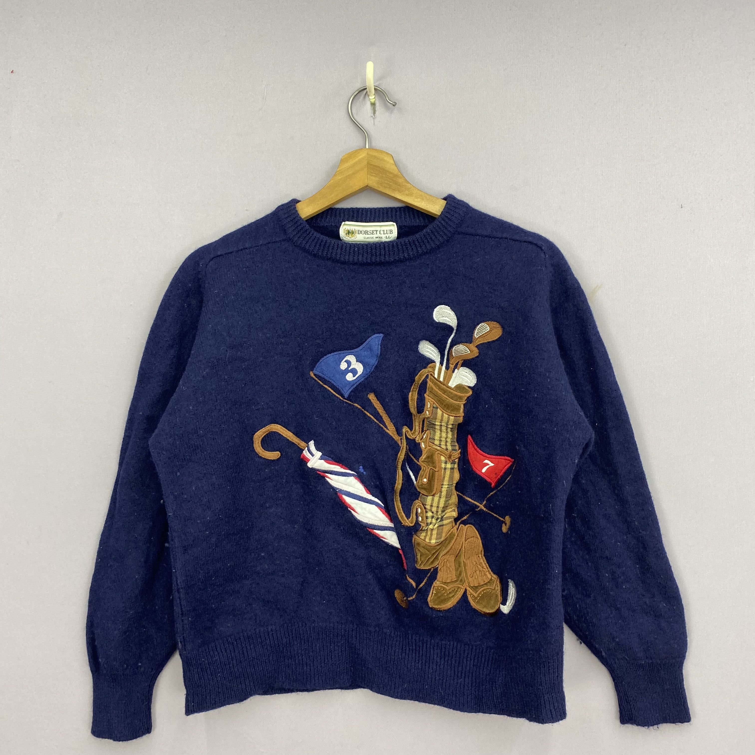 Vintage Vintage 90s Dorset Club Knitwear Sweater Sweatshirt GF20428 Size US S / EU 44-46 / 1 - 1 Thumbnail