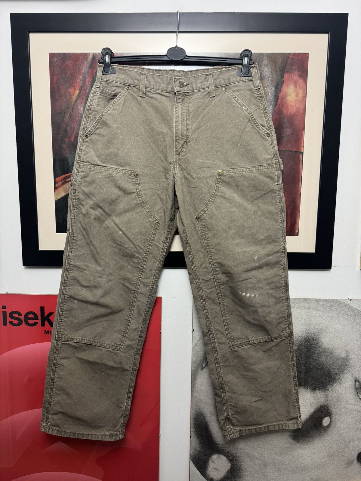Carhartt Vintage Carhartt Double Knee Skate Pant Loose Distressed Size US 32 / EU 48 - 1 Thumbnail