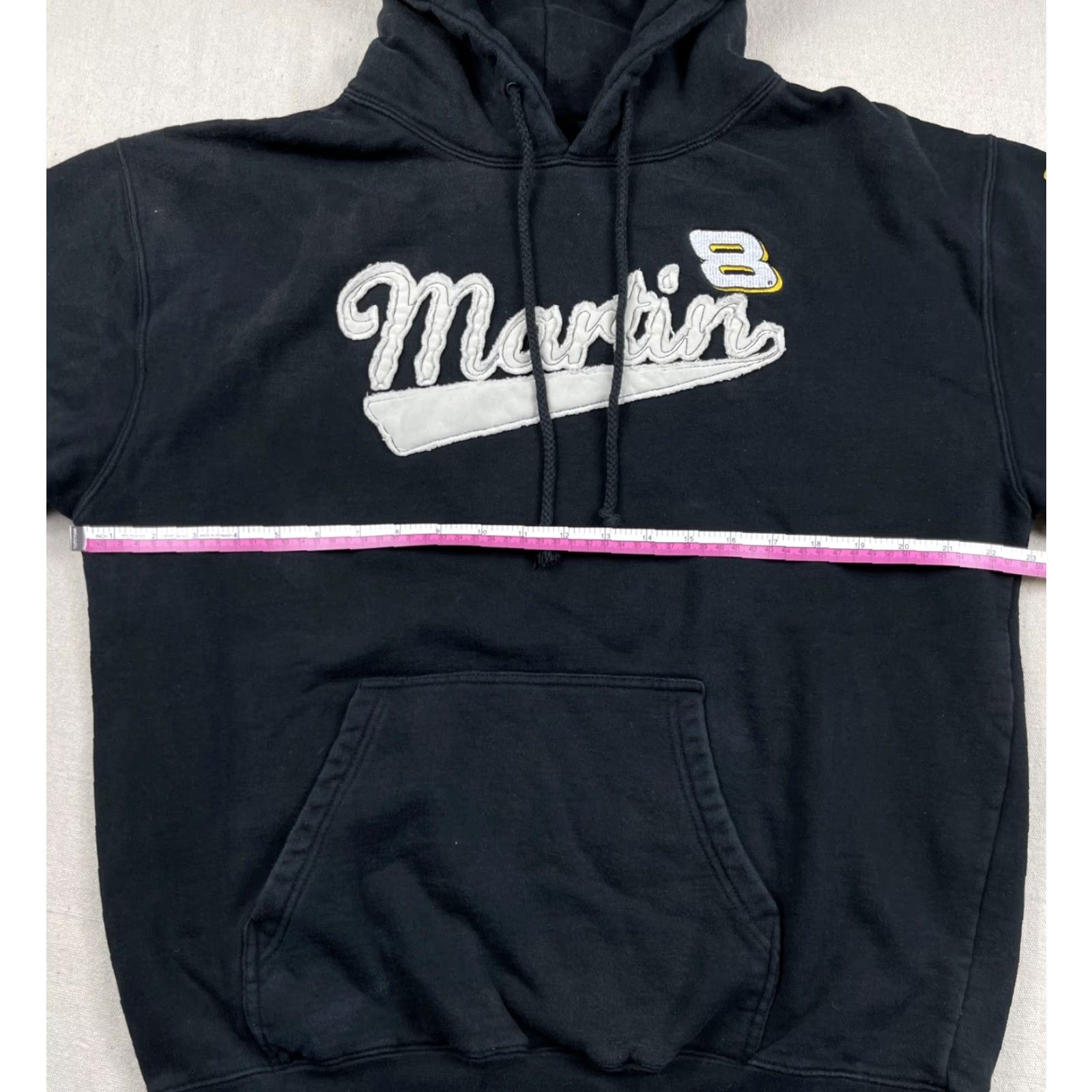 NASCAR VINTAGE Mark Martin Army Strong Hoodie L Black Cotton Blend Racing USA Mens Size US L / EU 52-54 / 3 - 5 Thumbnail