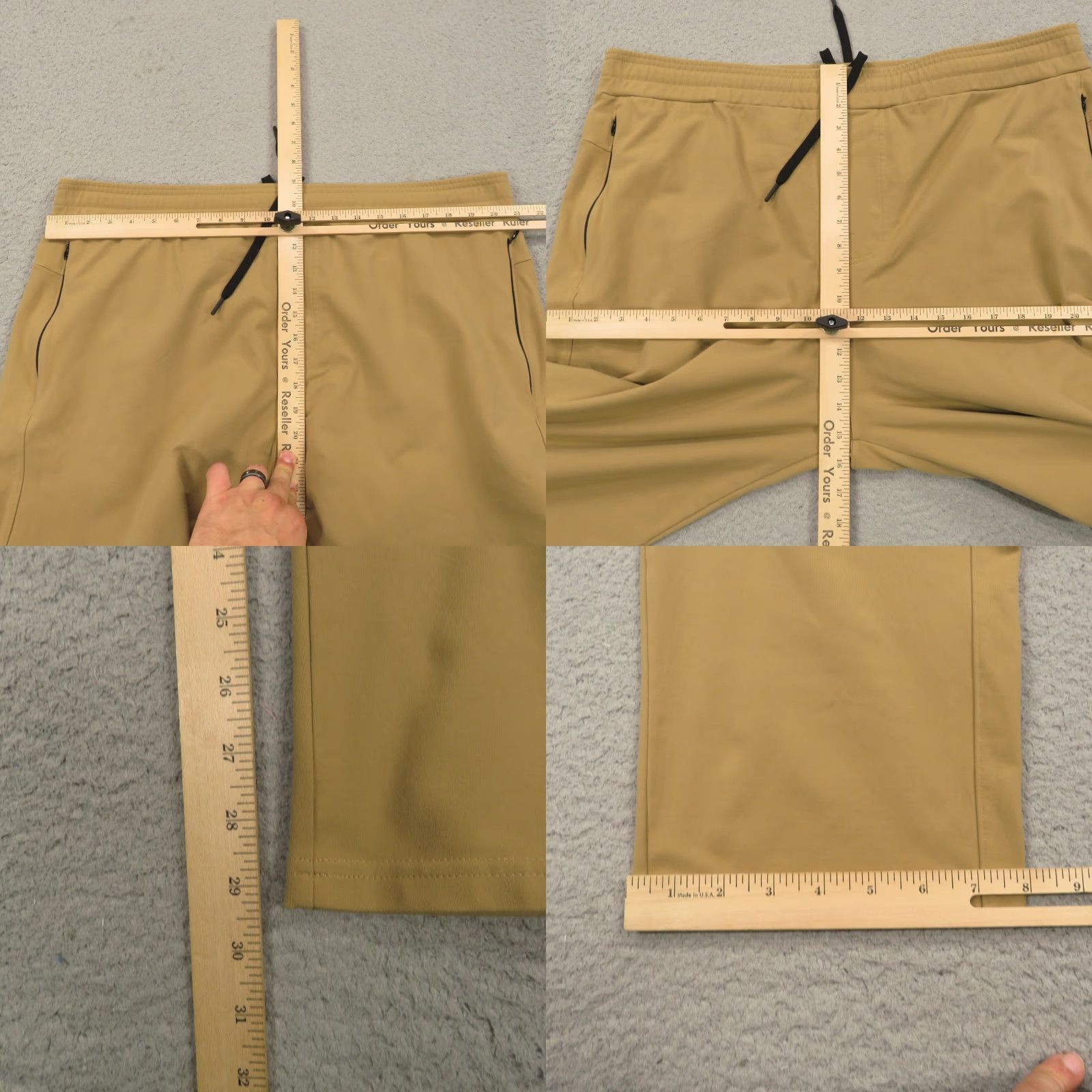 Vintage Public Rec Daymaker Pant 44x30 All Day Every Day Men Khaki 4 Way Flex Sweatpants Size US 44 / EU 60 - 8 Thumbnail