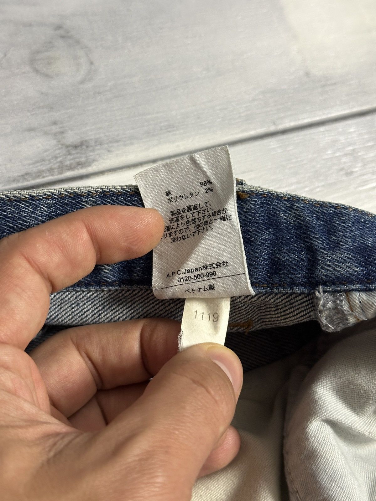 A.P.C. Rare Luxury Denim Pants A.P.C. Japan Size 31 Color Blue Size US 31 - 10 Thumbnail