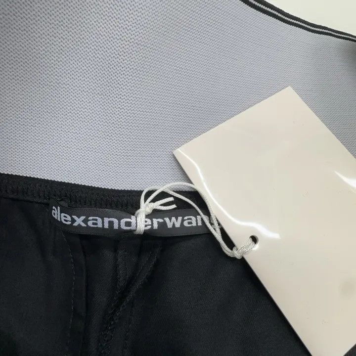 Alexander Wang Alexander Wang High-Waisted Logo Shorts for Women - Size 24" / US 00 / IT 34 - 3 Thumbnail
