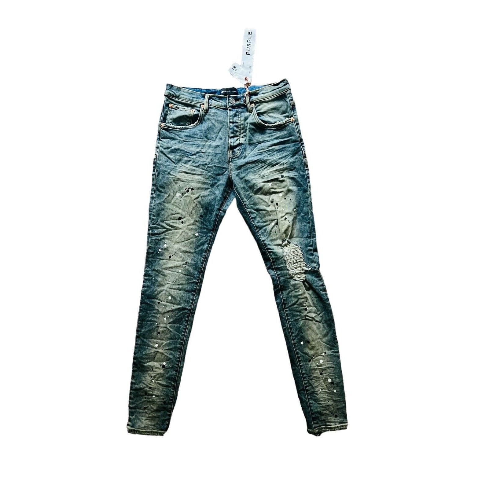 image of Jeans Mens Drop Fit P002 Blue Size 31/32